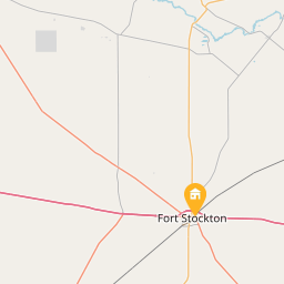 Deluxe Inn Fort Stockton on the map